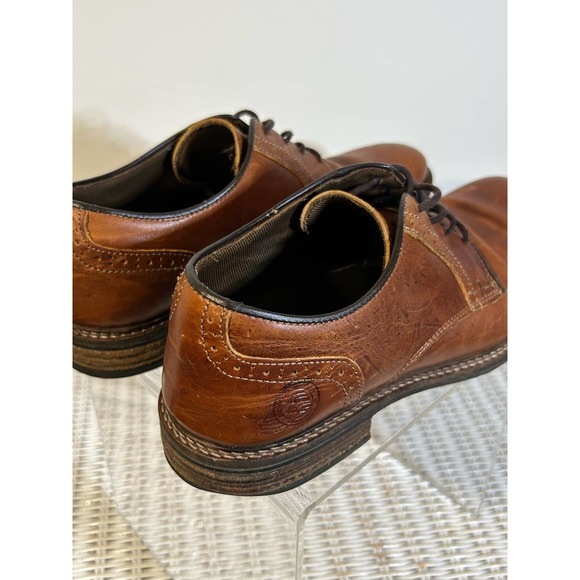 Bull Boxer Men’s Handmade in Portugual Brown Learher Oxfords Size 10 main image 7